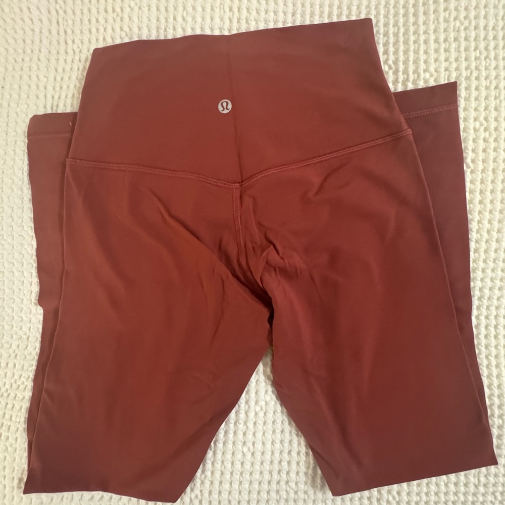 Lululemon Athletica Deep Red Leggings